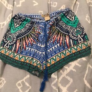 Cute patterned summer shorts